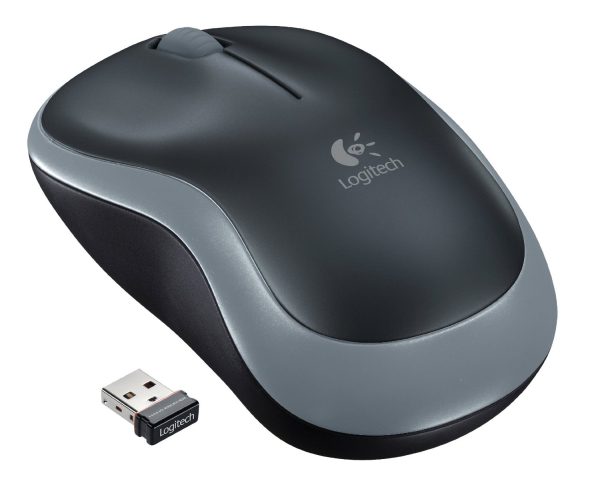 Logitech M185 pelė Pilka