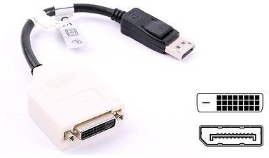 Dell DVI (Single-Link) adapteris DisplayPort Dell DVI (Single-Link) adapteris DisplayPort