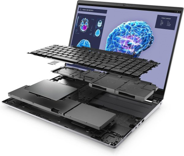 Dell Precision 16 7680 Grey, 15.6" Full HD+ 1920x1200, Intel i7-13850HX 5.30GHz, RTX A2000 ADA 8GB, 32GB DDR5, 1TB SSD M.2 NVMe, Windows 11 Pro